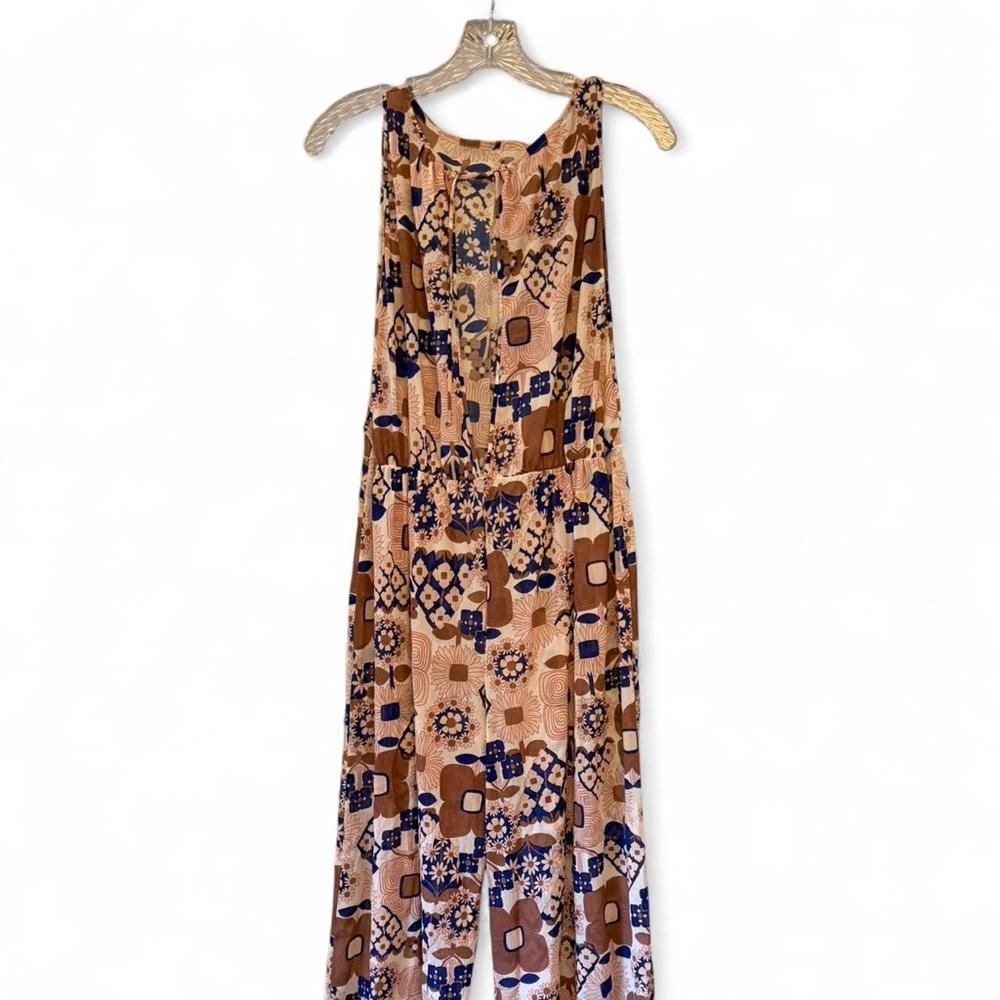 Vintage Floral Jumpsuit Pants Romper